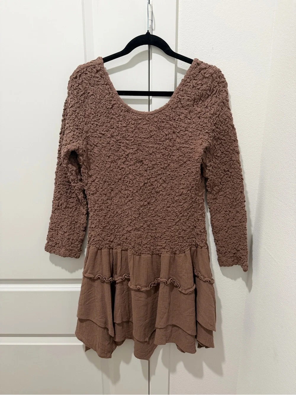 NWT Free People What A Time Drop-Waist Mini Dress in Fungi Colorway - Picture 4 of 6
